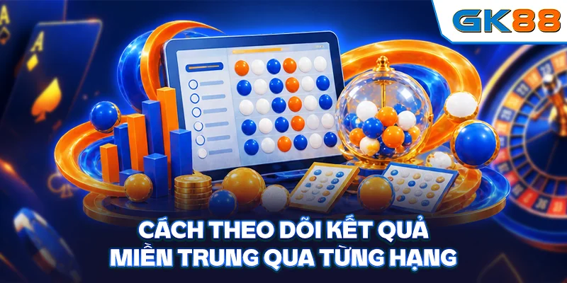 Cách theo dõi kết quả miền Trung qua từng hạng